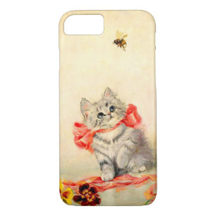 Kitten met een rood lint iPhone 8/7 hoesje
