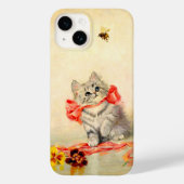 Kitten met een rood lint Case-Mate iPhone case (Achterkant)