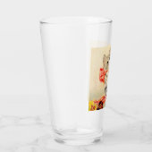 Kitten met een rood lint glas (Rechts)