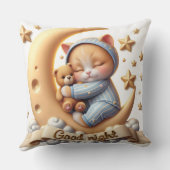 Kitten met een teddybeer, Collectie van Natasha Us Kussen (Achterkant)