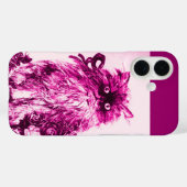 KITTEN MET FUCHSIA PINK ROSES, Wit Paars Case-Mate iPhone Case (Achterkant (horizontaal))