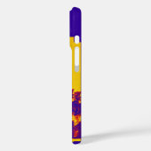 KITTEN MET GEEL BLAUWE ROZEN Case-Mate iPhone CASE (Achterkant / Links)