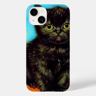 Kitten met pruilmondje in stijl van Van Gogh Case-Mate iPhone 14 Hoesje
