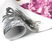 KITTEN MET RODE ROZEN CADEAUPAPIER (Rol Hoek)