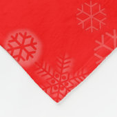 Kitten met rood Pet Fleece Deken (Hoek)