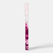 KITTEN MET ROZEN, Roze Fuchsia White Case-Mate iPhone Case (Achterkant / Links)