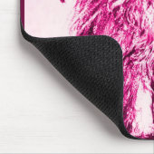 KITTEN MET ROZEN, Roze Fuchsia White Muismat (Hoek)