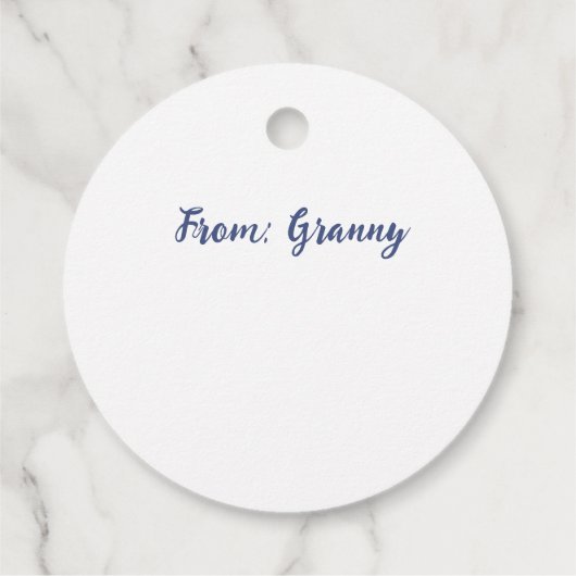 Kitten met wollen bal bedankjes labels (Achterkant)