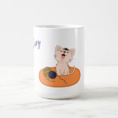 Kitten met wollen bal koffiemok (Center)