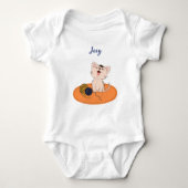 Kitten met wollen bal romper (Voorkant)