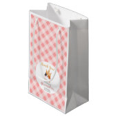 Kitten Miauw roze kroon meisje Kitty kat verjaarda Klein Cadeauzakje (Voorkant Gekanteld)