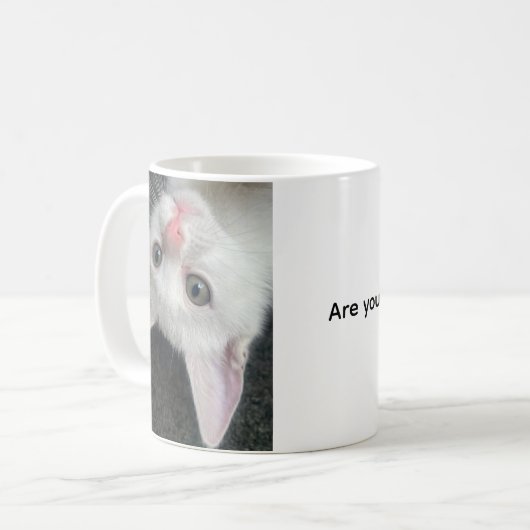 Kitten Mug, Funny Mug Koffiemok (Voorkant links)