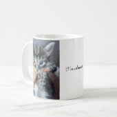 Kitten Mug, Procrastinator Mug, Funny Mug Koffiemok (Voorkant links)
