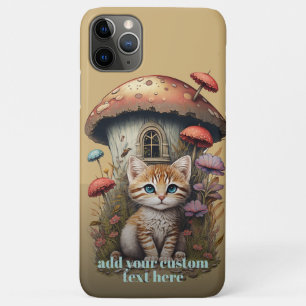 Kitten Mushroom Kat Wildebloem Cottagecore  Maatwe Case-Mate iPhone Case