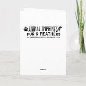 Kitten Napping Onder Rosebush Verjaardag Kaart (Achterkant)