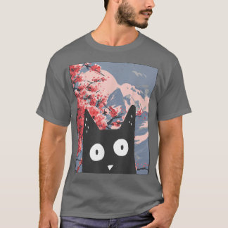 Kitten Neko Japan Manga Harajuku Otaku Grafische K T-shirt