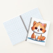 Kitten Notebook Gift – Kitten Aesthetic Design Notitieboek (Binnen)