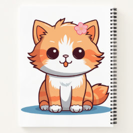 Kitten Notebook Gift – Kitten Aesthetic Design Notitieboek