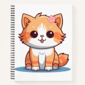 Kitten Notebook Gift – Kitten Aesthetic Design Notitieboek (Voorkant)
