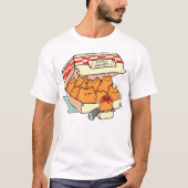 Kitten Nuggets Fast Food Cat T-shirt (Voorkant)
