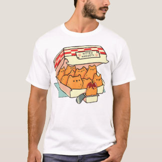 Kitten Nuggets Fast Food Kat T-shirt