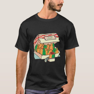 Kitten Nuggets Fastfood Cat Schattigee grafische p T-shirt