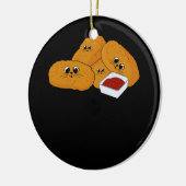 Kitten Nuggets Fastfood Kat En Kip Nugget Lo Keramisch Ornament (Links)