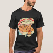 Kitten Nuggets Fastfood Kat En Kip Nugget Qu T-shirt (Voorkant)