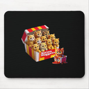 Kitten Nuggets Kattenliefhebber Gift Voedsel Pun K Muismat