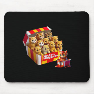 Kitten Nuggets Kattenliefhebber Gift Voedsel Pun K Muismat