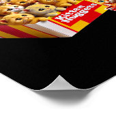 Kitten Nuggets Kattenliefhebber Gift Voedsel Pun K Poster (Hoek)