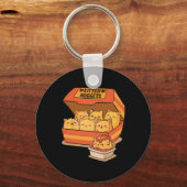 Kitten Nuggets Leuke Schattigee Eten Pun Kattenlie Sleutelhanger (Voorkant)
