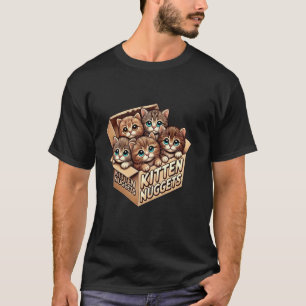 Kitten Nuggets Voedsel Grappige Kat Liefhebber Cad T-shirt