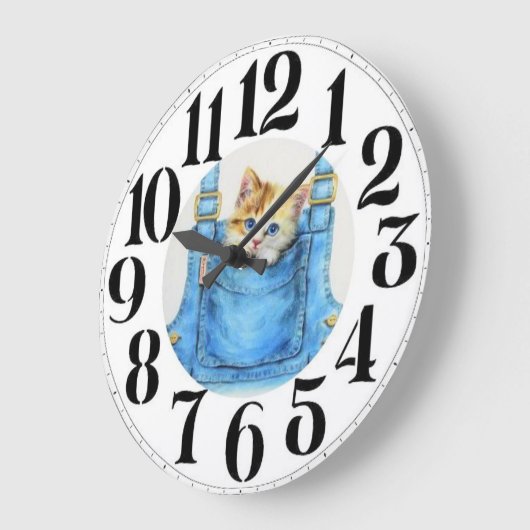 Kitten op de klok (Hoek)