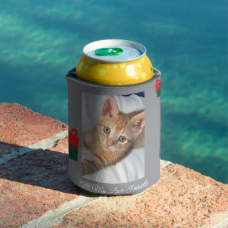 Kitten Oranje Foto Tekst Aanpassen Blikjeskoeler