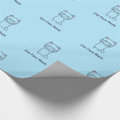 KITTEN-overlooppapier VOOR FACE MASK GEBRUIKEN Cadeaupapier (Hoek)