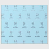 KITTEN-overlooppapier VOOR FACE MASK GEBRUIKEN Cadeaupapier (Vlak)