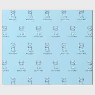 KITTEN-overlooppapier VOOR FACE MASK GEBRUIKEN Cadeaupapier