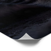 Kitten & Owl Poster – Whimsical Forest Friends Art (Hoek)