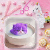 Kitten Papieren Bordje (Feest)