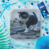 Kitten Papieren Bordje (Feest)