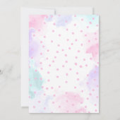 Kitten Party Let's Pawty Party Kitty Cat Birthday Kaart (Achterkant)