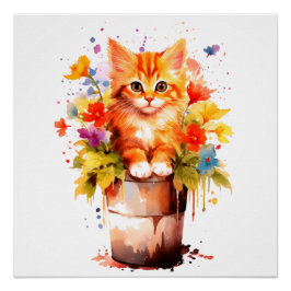 KITTEN PERFECT POSTER