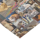 Kitten Photo Collage, Table Runner Korte Tafelloper (Hoek)