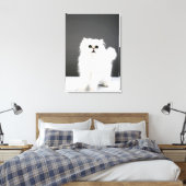 Kitten Portrait Canvas Afdruk (Insitu (Slaapkamer))
