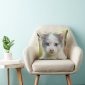Kitten Rides A Bike Kussen (Stoel)