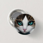 Kitten Ronde Button 3,2 Cm (Voorkant /achterkant)