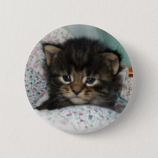 Kitten Ronde Button 5,7 Cm (Voorkant)