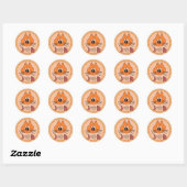 Kitten Ronde Sticker (Vel)