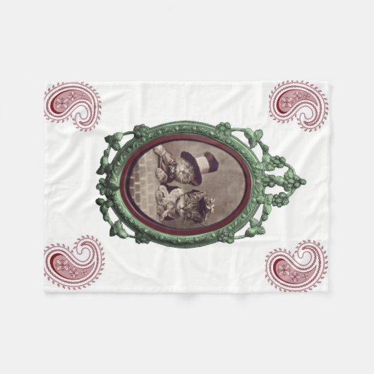 kitten roze witte vloekdeken fleece deken (Voorkant (Horizontaal))